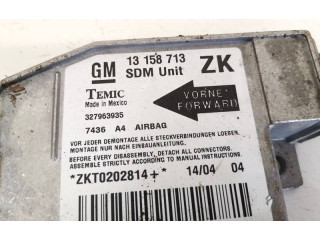 Блок подушек безопасности 13158713zk, 327963935   Opel Meriva A