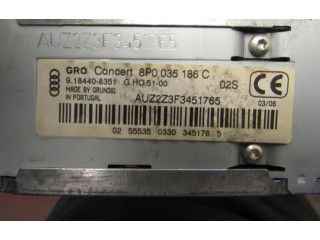 Радио/ проигрыватель CD/DVD / навигация 8P0035186C   Audi A3 S3 A3 Sportback 8P