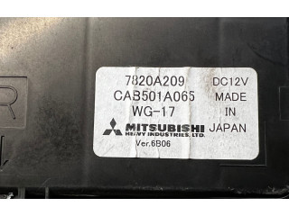 Блок управления климат-контролем 7820A209 Mitsubishi Lancer X