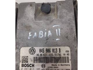 Блок управления двигателя 045906013B, 045906013E Skoda Fabia Mk2 (5J)