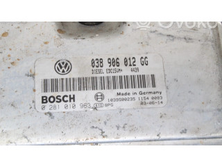 Блок управления двигателя 038906012GG, 0281010963   Skoda Fabia Mk1 (6Y)