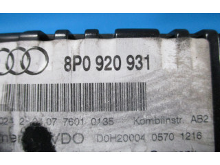 Панель приборов 8P0920931 Audi A3 S3 A3 Sportback 8P