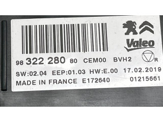 Блок управления климат-контролем 9832228080   Citroen Berlingo