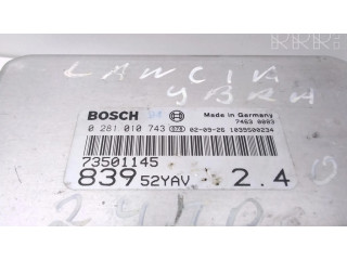 Řídící jednotka 0281010743, 73501145 Lancia Lybra 2002