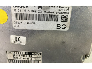 Блок управления двигателя 37820RL0G33, 0281015302 Honda Accord