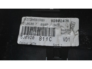 Панель приборов 5J0920811C Skoda Fabia Mk2 (5J)