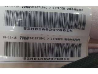 Боковая подушка безопасности 9800483280, 9800483280 Citroen C4 II Picasso