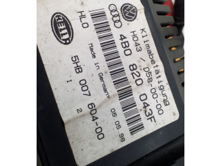 Блок управления климат-контролем 4B0820043F Audi A6 S6 C5 4B