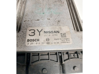 Řídící jednotka 23710JD78D, 0281014361 Nissan Qashqai+2 2009