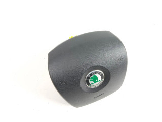 Подушка безопасности водителя 1Z0880201S, 001LL015EVAW Skoda Octavia Mk2 (1Z)