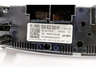 Блок управления климат-контролем 83A820043H, 901565230002 Audi Q3 F3