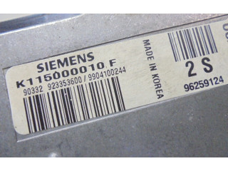 Блок управления двигателем Блок управления 96259124, 96259124 Chevrolet Matiz