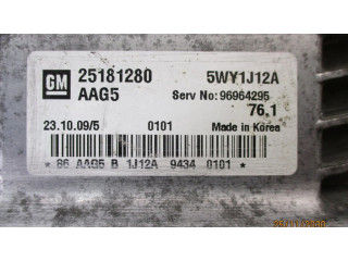 Блок управления двигателя 25181280, 5WY1J12A   Chevrolet Cruze
