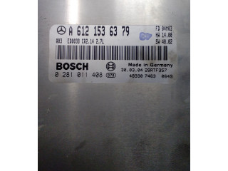 Řídící jednotka A6121536379, 0281011408 Mercedes-Benz ML W163 2004