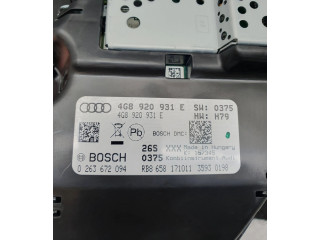 Přístrojová deska  Audi A6 S6 C7 4G 2012 4G8920931E, 0263672094  