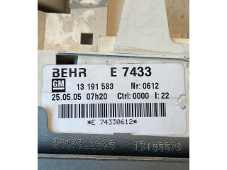 Блок управления климат-контролем 13191583, 74330612 Opel Meriva A