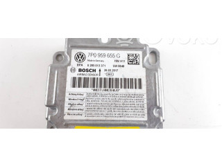 Блок подушек безопасности 7P0959655G, 7P0959655 Volkswagen Touareg II