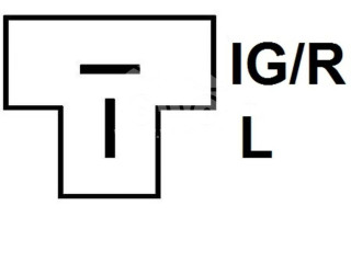 Генератор RF0318300, 0986035131 Mazda 626