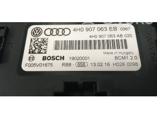 Pojistková skříňka Řídící jednotka BSM 4H0907063EB, 4H0907063EK   Audi A8 S8 D4 4H 2016