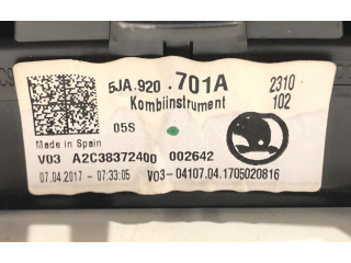 Панель приборов 5JA920701A Skoda Rapid (NH)