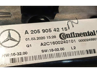 Блок управления климат-контролем A2059054215   Mercedes-Benz GLC X253 C253