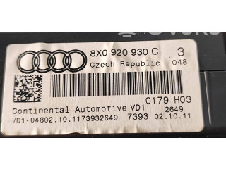 Панель приборов 8X0920930C, 0179H03 Audi A1