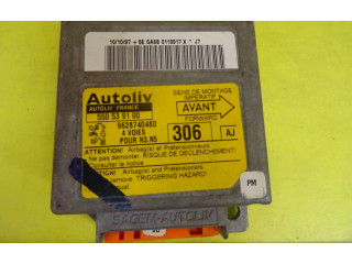 Блок управления надувных подушек 9628740480, 550539100   Peugeot  306   -  года