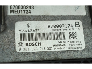 Блок управления двигателя 670007174B, 670030243 Maserati Ghibli