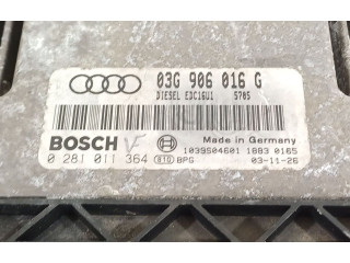 Блок управления двигателя 03G906016G, 0281011364 Audi A3 S3 8P