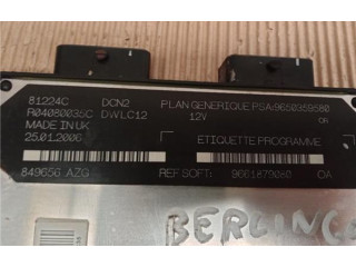Řídící jednotka 9650359580, 9650359580   Citroen Berlingo 2006