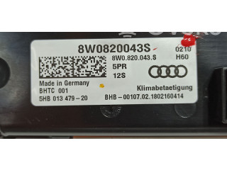 Блок управления климат-контролем 8W0820043S, 8W0820043S5PR Audi A4 Allroad
