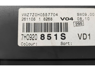 Přístrojová deska Volkswagen Transporter - Caravelle T5 2009 7H0920851S, VWZ7Z0H0557704