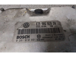 Блок управления двигателя 038906019DQ, 0281010891   Seat Ibiza III (6L)