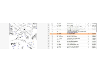 Боковая подушка безопасности 13223165   Saab 9-5