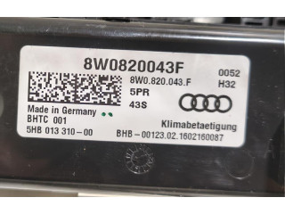 Блок управления климат-контролем 8W0820043F, 8W0820043F   Audi A5 Sportback 8TA