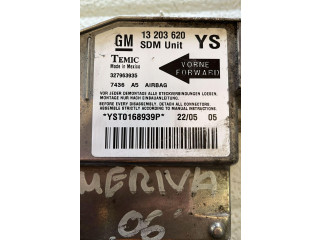 Блок подушек безопасности 327963935, 13203620 Opel Meriva A