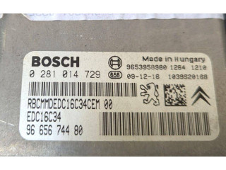 Řídící jednotka 0281014729, 9665674480 Peugeot 3008 I 2010