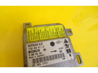 Блок подушек безопасности 7700428311D, 0285001312   Renault Clio II
