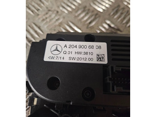 Блок управления климат-контролем A2049006808, HW3810   Mercedes-Benz GLK (X204)