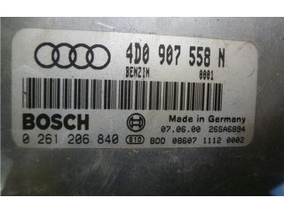 Блок управления двигателем Блок управления 4D0907558N, 261206840   Audi A8 S8 D2 4D