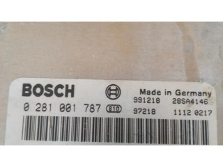 Блок управления двигателя 0281001787, 46783995 Alfa Romeo 166