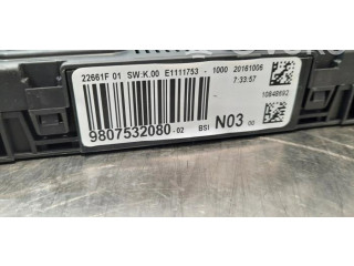 Блок предохранителей  9807532080   Peugeot 2008 I    