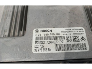 Блок управления двигателем Блок управления 9807885980   Peugeot 2008 I