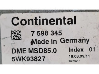 Řídící jednotka 7598345, 5WK93827 BMW 7 F01 F02 F03 F04 2009