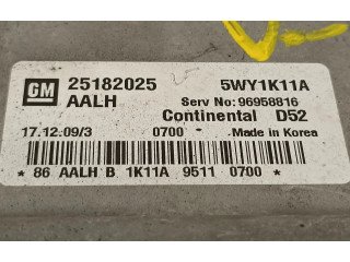 Блок управления двигателя 25182025, 5WY1K11A   Chevrolet Spark