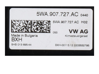 Блок управления климат-контролем 5WA907727AC Volkswagen Caddy