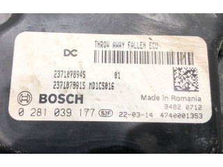 Блок управления двигателем Блок управления 0281039177 Dacia Duster II