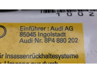 Подушка безопасности пассажира 8P4880202 Audi A3 S3 A3 Sportback 8P