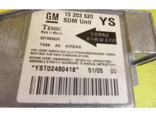 Блок подушек безопасности 13203620, 13203620YS Opel Meriva A