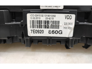 Přístrojová deska Volkswagen Transporter - Caravelle T5 2013 7E0920860G, VDD024100